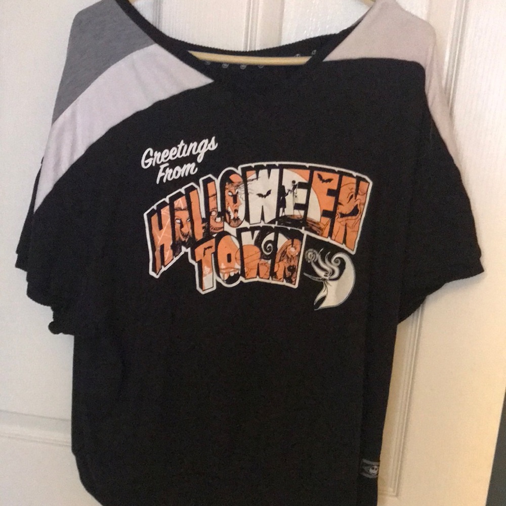 Disney Black and Orange Pajama Set Intimates & Sleepwear